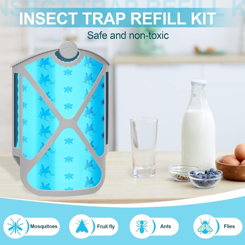 INRAGEO Insect Trap Refill Kit & 6 Cartridges, Compatible with M364A (6Pcs) - Image 4